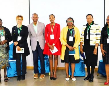 CABI staff attending a meeting in Kenya to discuss sustainable food security